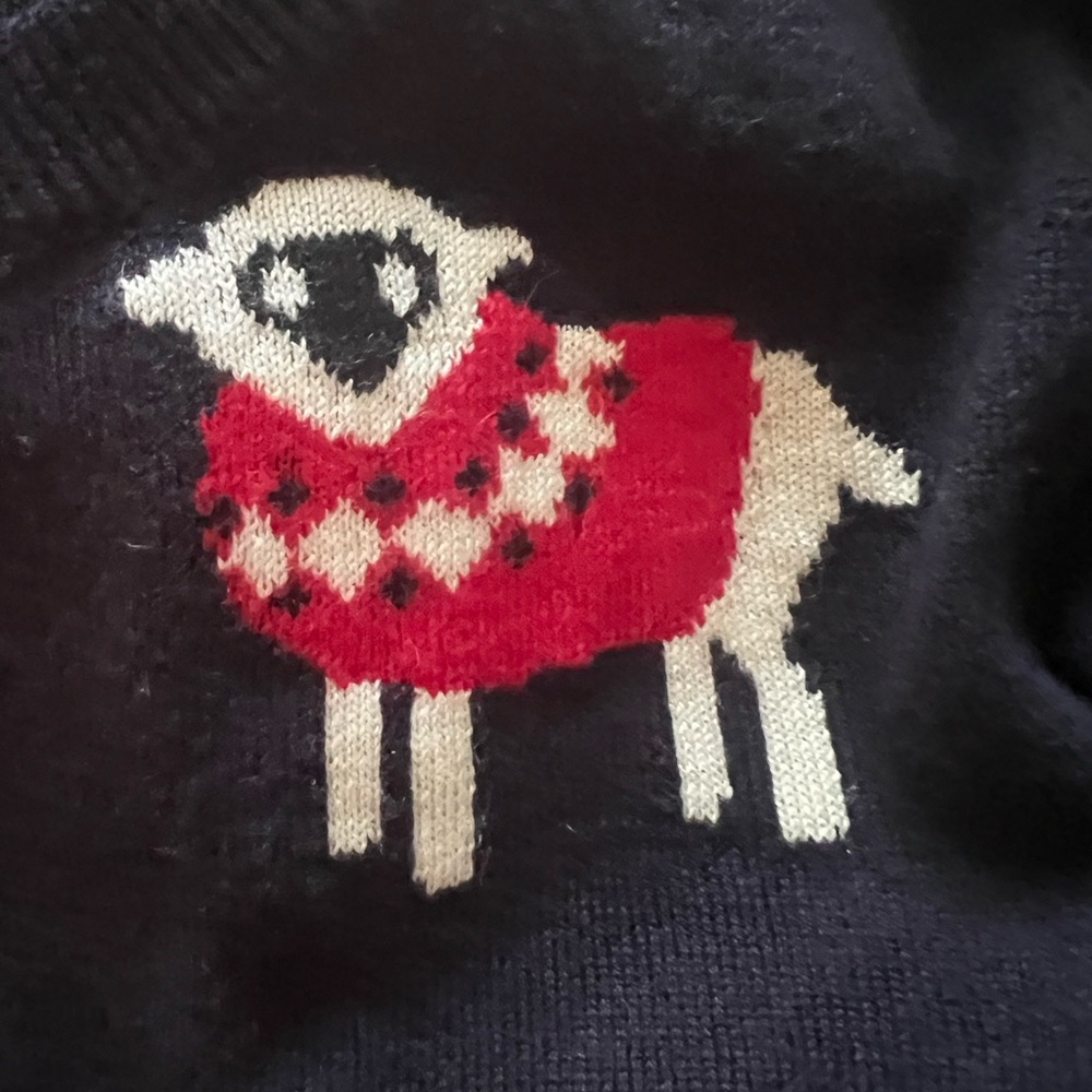 Talbots Sheep in Sweaters Novelty Print Sweater M - Picture 5 of 11